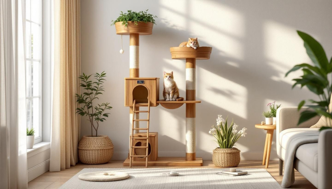 Ein Leitfaden für XXL-Kratzbäume: Perfekt für große Katzenrassen