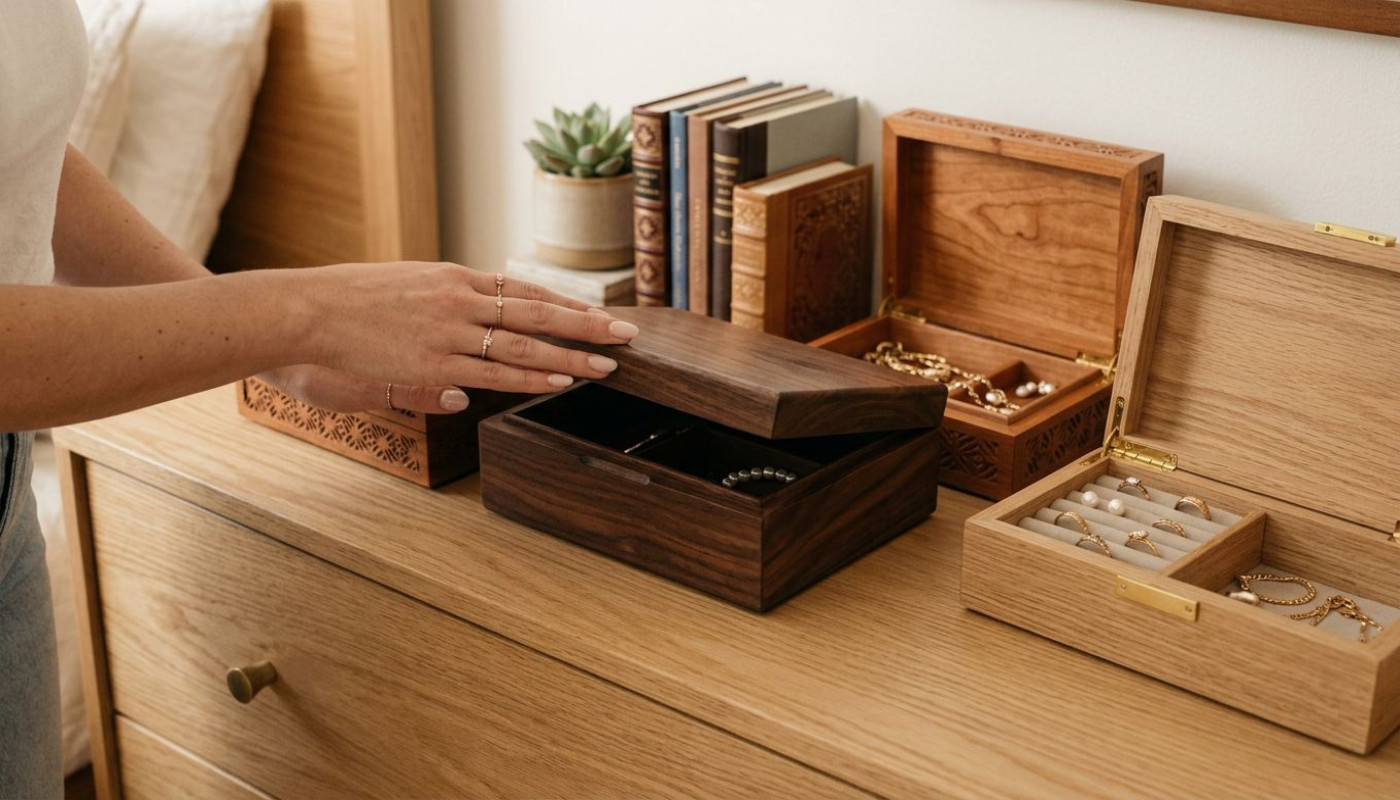 Wie wählt man das perfekte Holz-Schmuckkästchen für Zuhause?